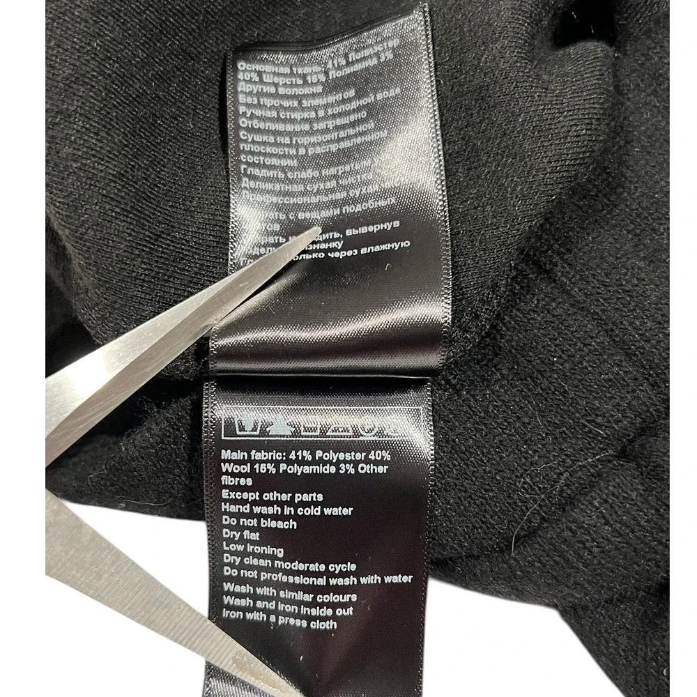 NWT Ba&Sh Jupe Holly Knit Midi Skirt Black A-Line‎ Elastic Waist 1